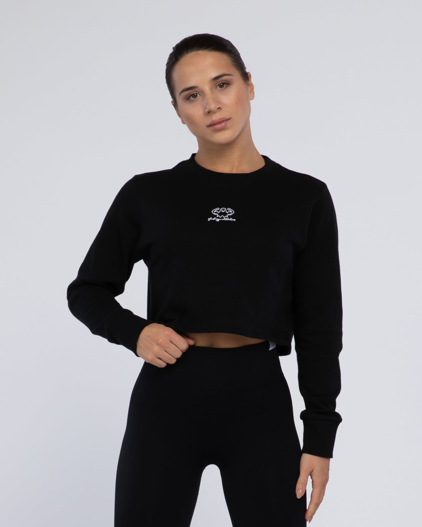 Cropped Black Sweater